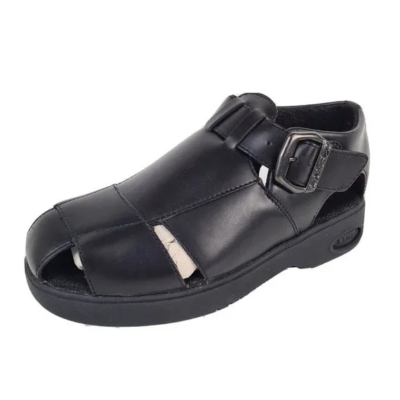 Lugz | Shoes | Lugz River Men Sandals Black Leather  display picture 1